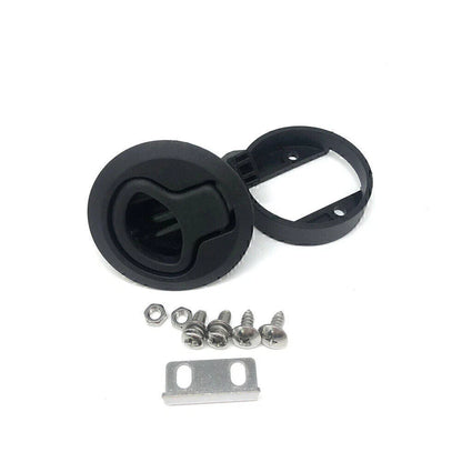 2" Flush Pull Slam Latch for Boat Deck Hatch Door Lock (No Lock Core)