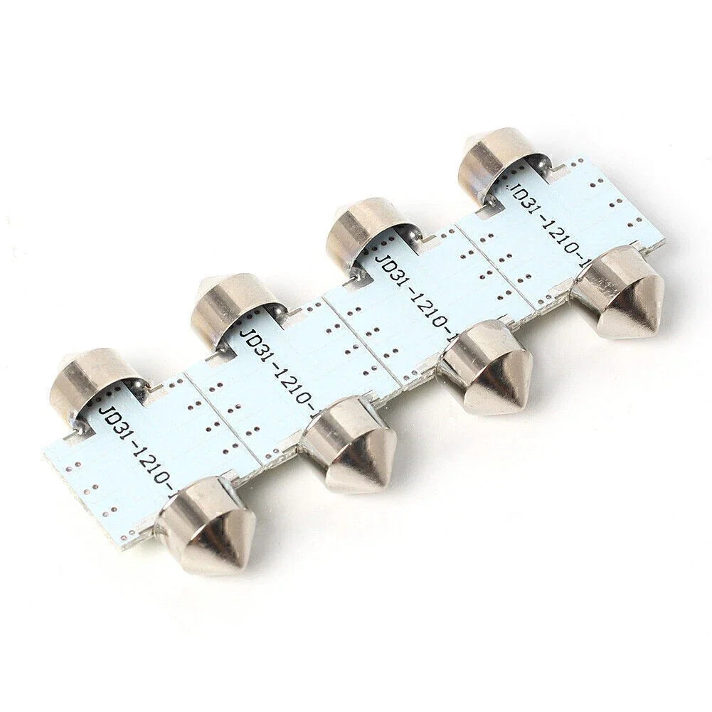 11PCS White LED Interior Lights Package for T10 31mm (Fits Various Models)