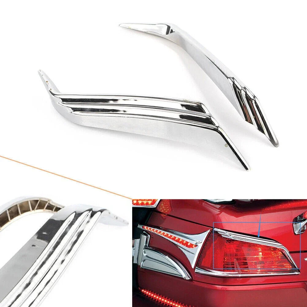 Chrome Tail Light Trim Accent for Honda Goldwing 1800 (2012-2017)