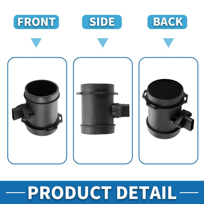 MAF Mass Air Flow Sensor for Porsche (99660612495) - Plastic Black