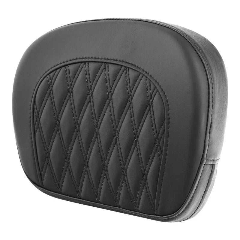 Black Sissy Bar Pad Backrest for Harley Touring CVO Road Street Glide (2014-2023)