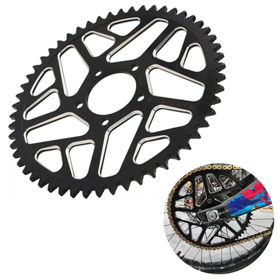 54T Black CNC Sprocket Wheel for Sur-Ron Light Bee X Electric Bike (2018-2023)