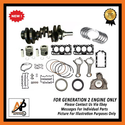 Crankshaft and Engine Rebuild Kit for Land Rover Range Rover 3.0 (2002–2012)