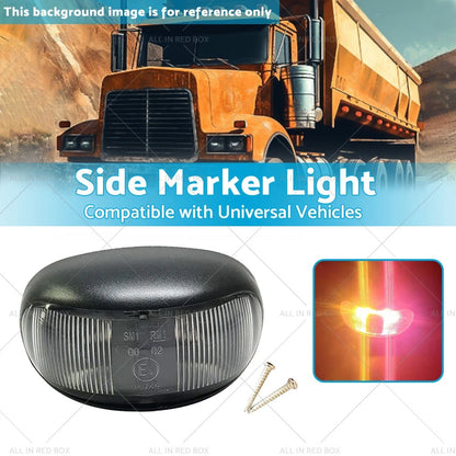 LED Clearance Lights Side Marker Lamp Red Amber for Truck Trailer 12V 24V