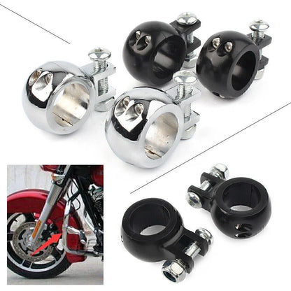 1-1/4" Engine Crash Bar Foot Peg Mount Bracket for Harley Universal