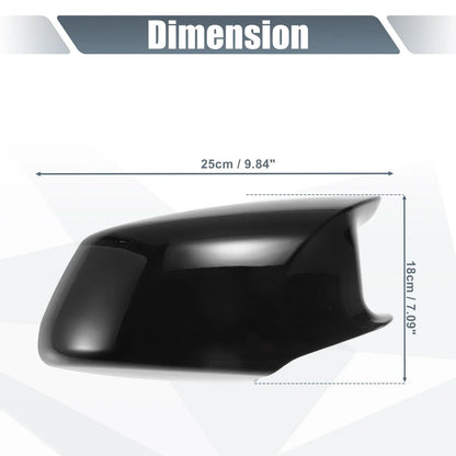 Rearview Mirror Cover Cap Gloss Black for BMW F10 F11 F18 528i 530i 535i 550i