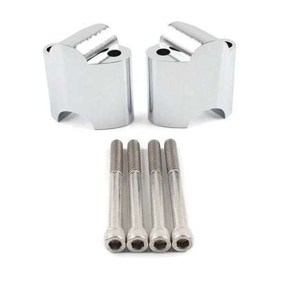 2" Handlebar Risers Mount Extension Chrome for Harley Sportster 48 XL1200X (2010-2023)