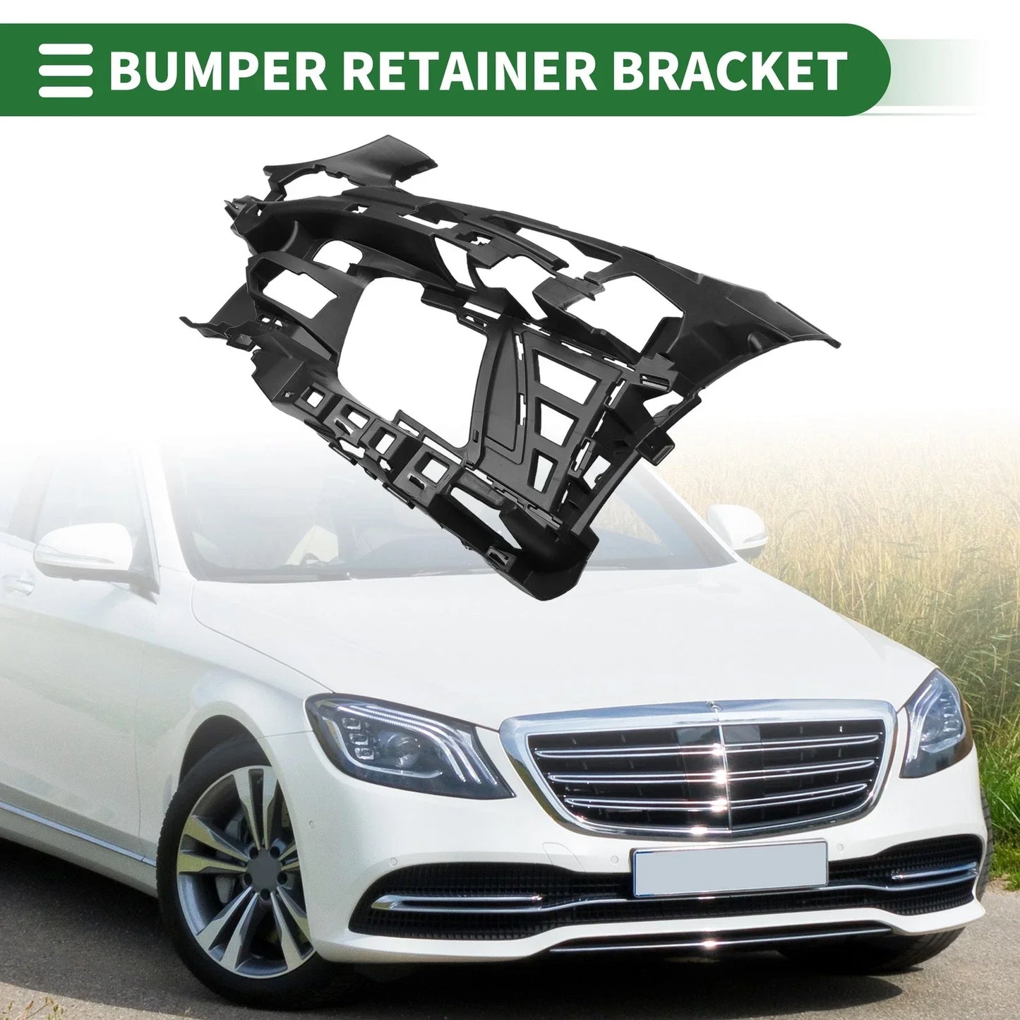 Left Front Bumper Retainer Bracket for Mercedes Benz C300 (2015-2021)