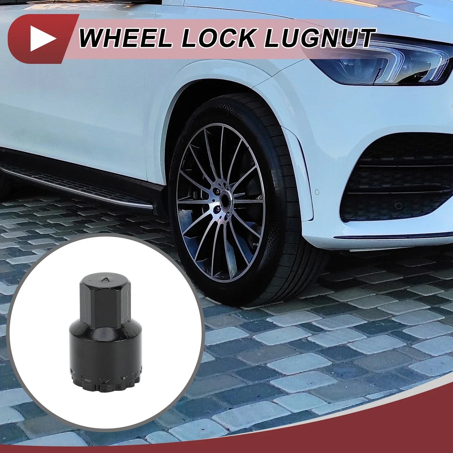 Wheel Lock Lug Nut Anti-theft Key Socket for Mercedes Benz GLE450 GLS350