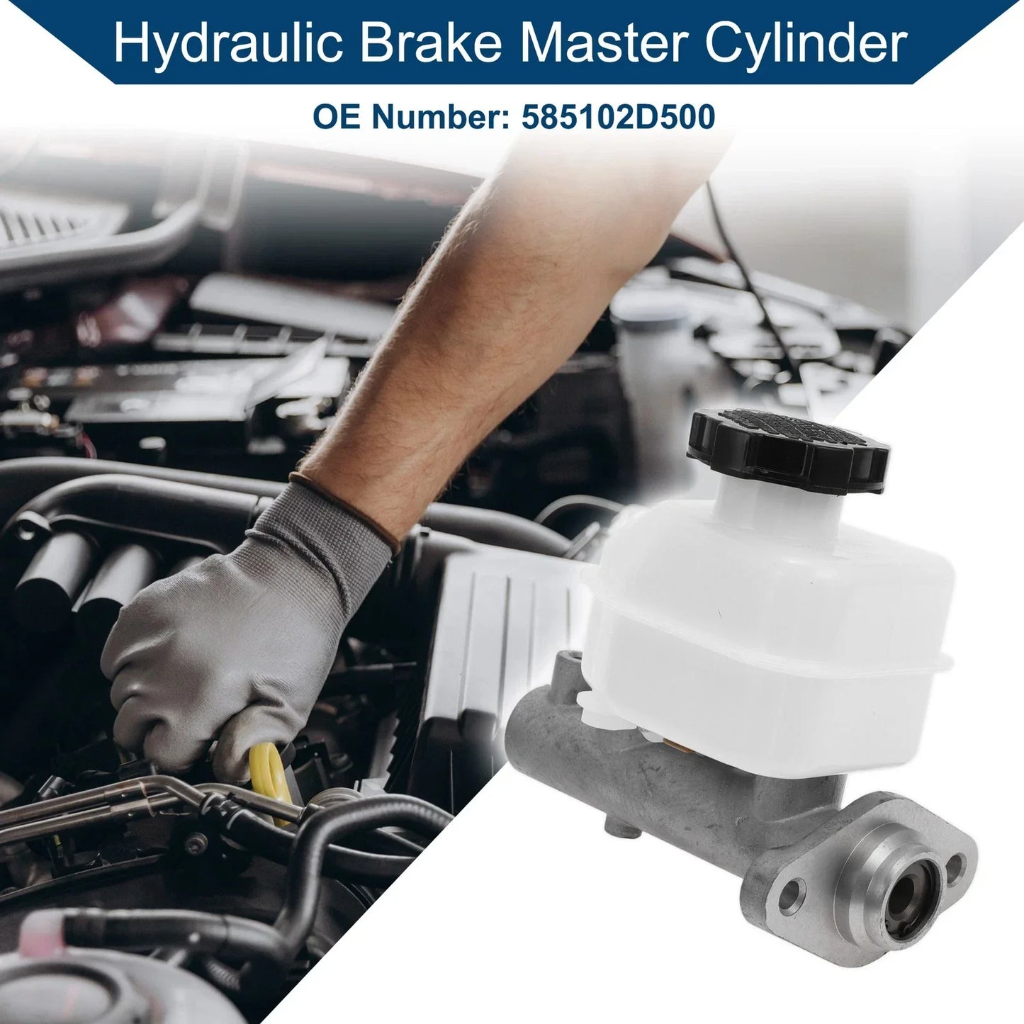 Brake Master Cylinder with Reservoir for Hyundai Elantra (2001-2003)