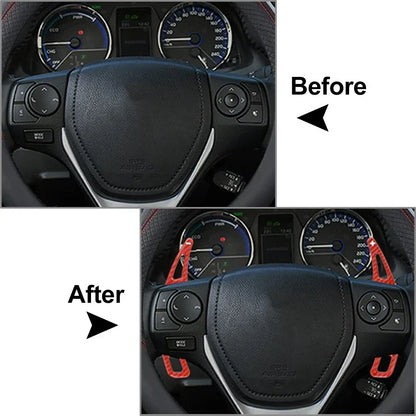 Steering Wheel Shift Paddle Extension Cover for Toyota Corolla, Camry, RAV4 (2014-2023)