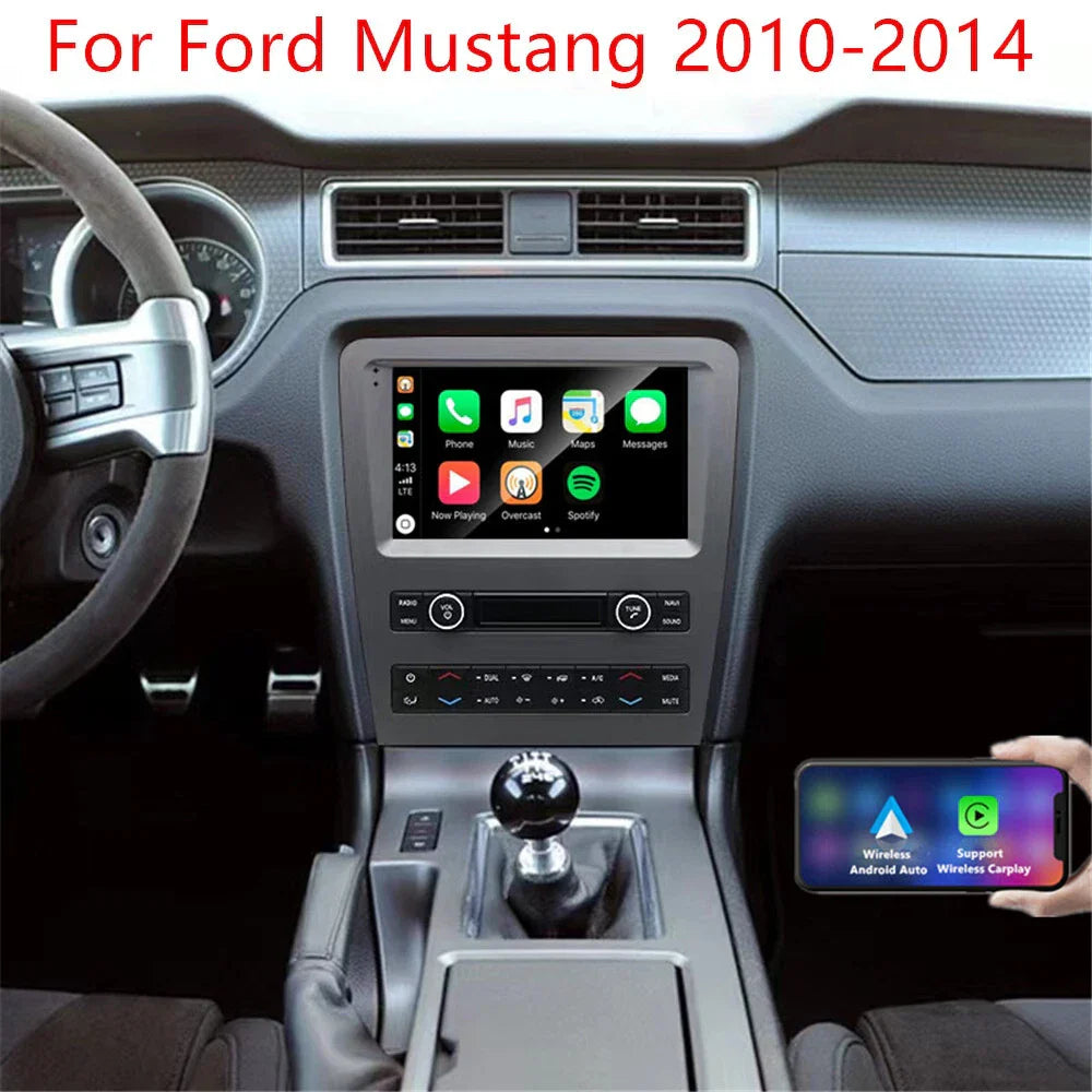 9" Carplay Stereo Radio GPS Navigation Head Unit for 2010-2014 Ford Mustang
