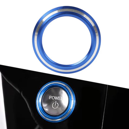 Blue Engine Start Stop Button Cover Ring for Lexus NX250 350h 450h (2022-2024)
