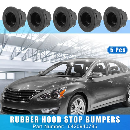 5 Pcs Rubber Hood Cushion Bumper for Mercedes-Benz ( Specified)