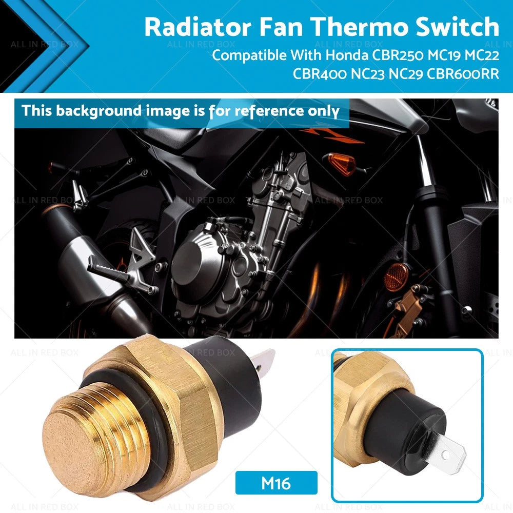 Radiator Fan Switch for Honda CBR250, CBR400, CBR600RR (1988-2006)