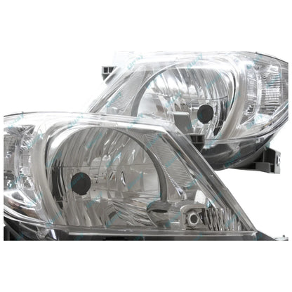LH+RH Clear HeadLights Pair for Toyota Hilux SR SR5 Workmate 2008-2011 L+R Set