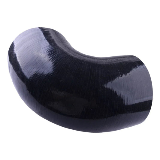 3" Black 90 Degree Silicone Elbow Hose Coupling for Car Radiator (Fits Most)