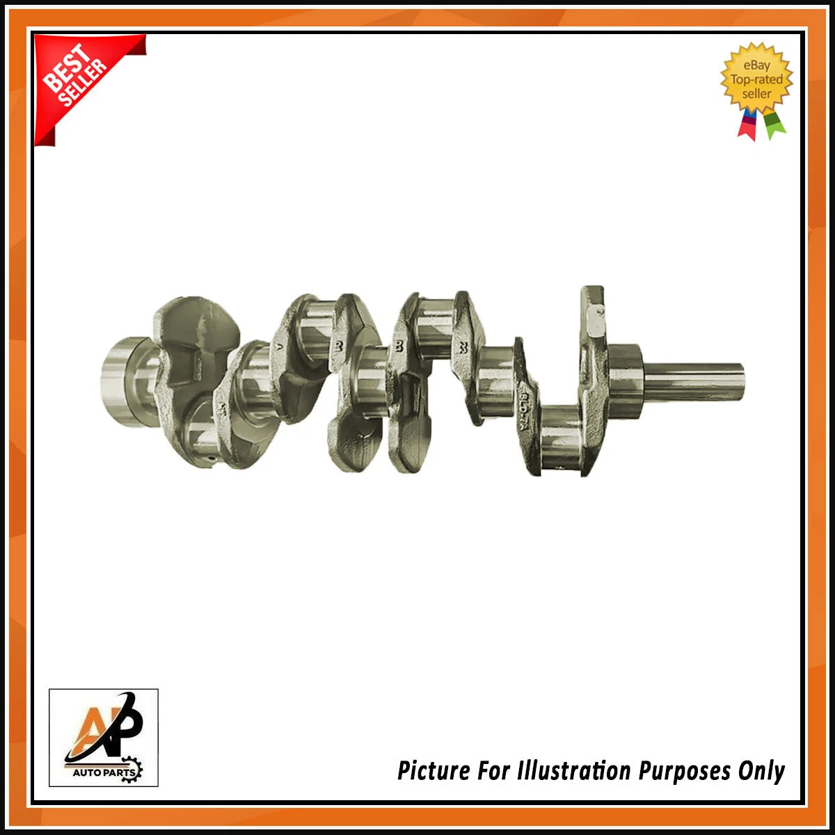 Forged Crankshaft for Hyundai Kia D4CB 2.5 Diesel H350 Porter K2500 (1990–2005)