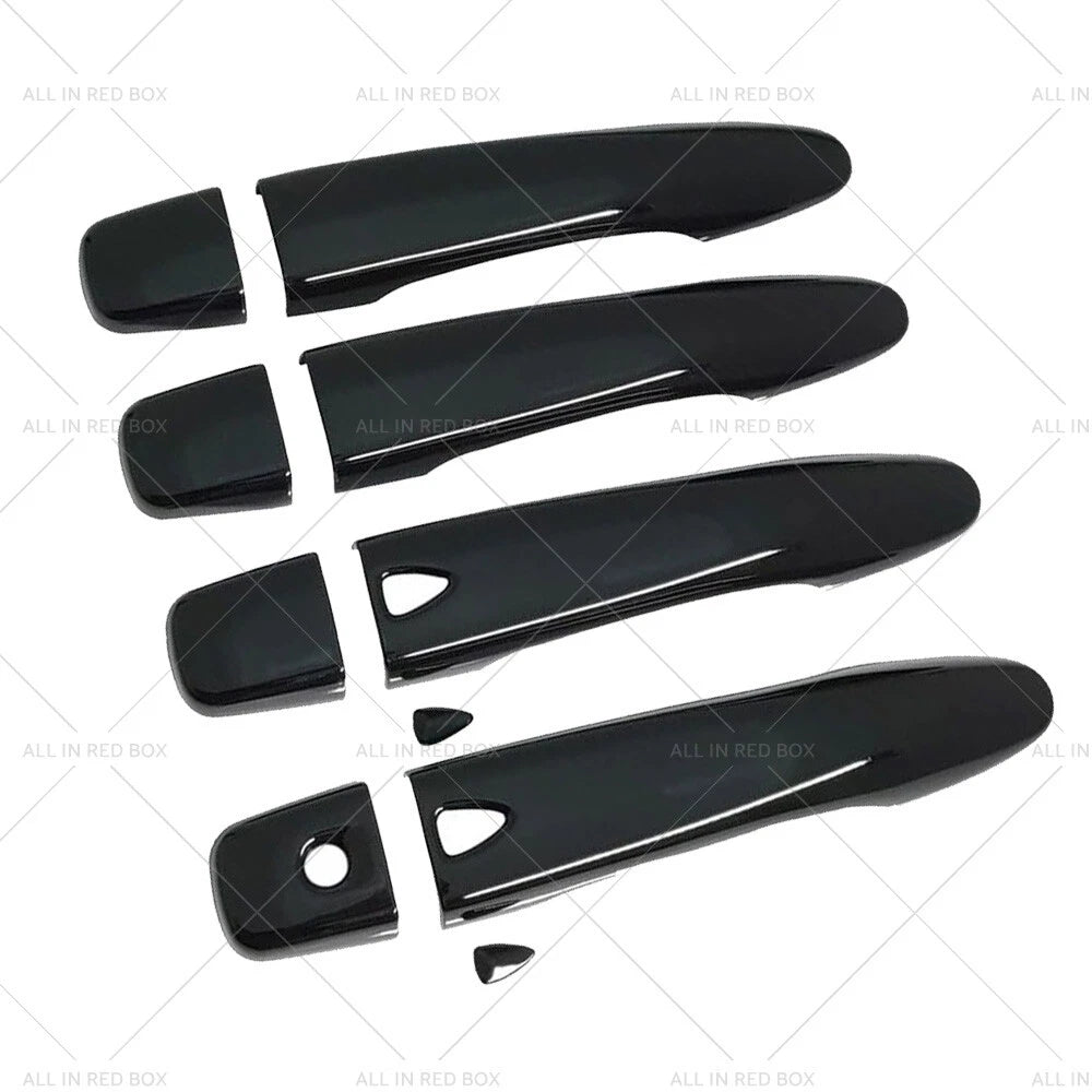 4PCS Black Door Handle Covers for Nissan Navara NP300 D23 (2015-On)