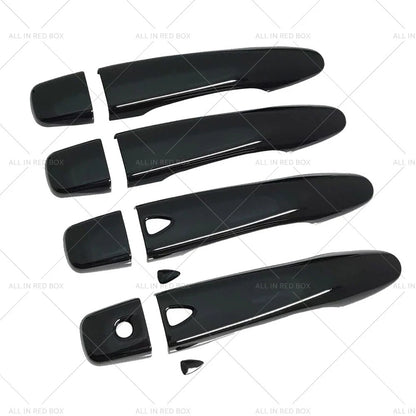 4PCS Black Door Handle Covers for Nissan Navara NP300 D23 (2015-On)