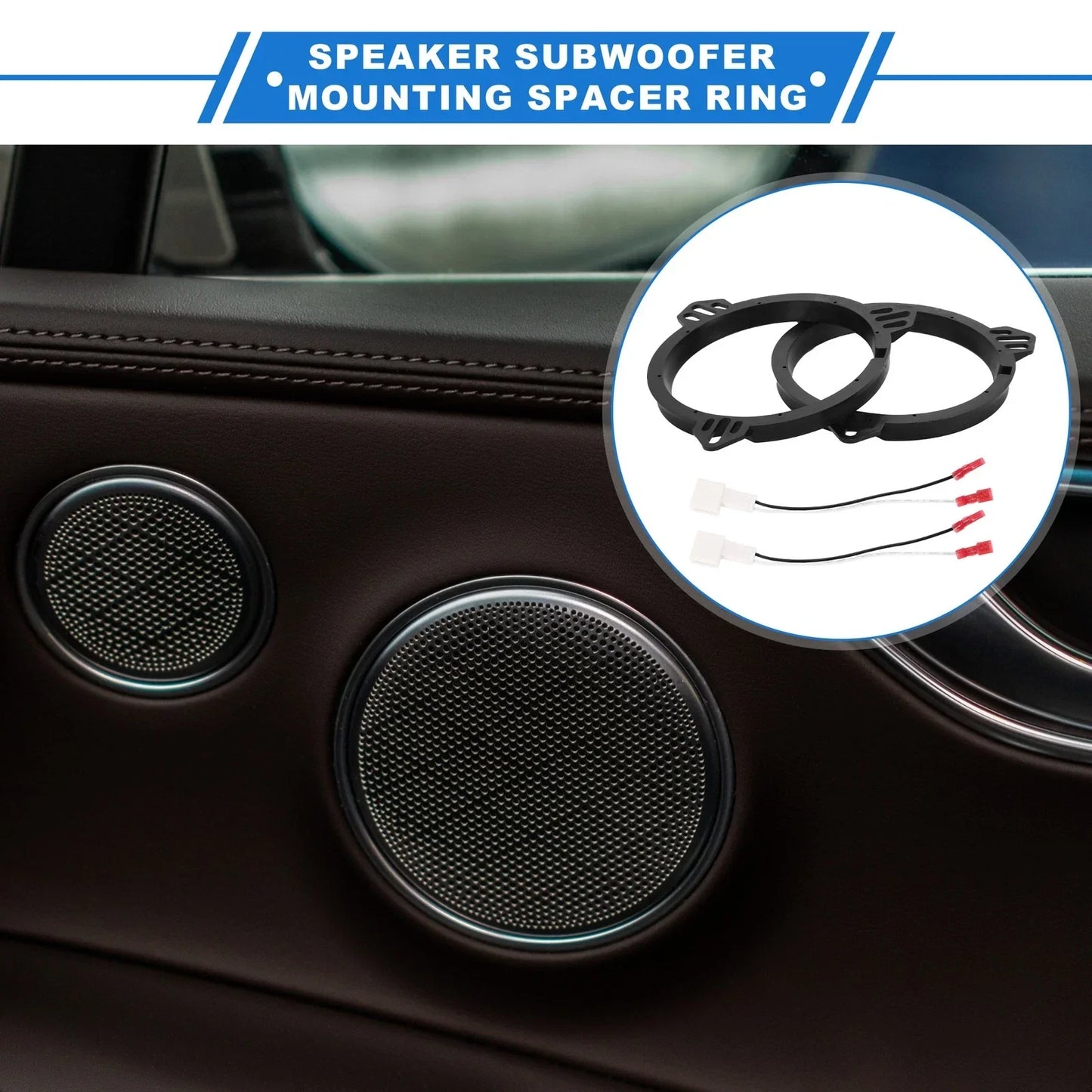 Speaker Spacer Ring Adapter for Scion TC 6.5" Speakers (2005-2010) 2 x Set
