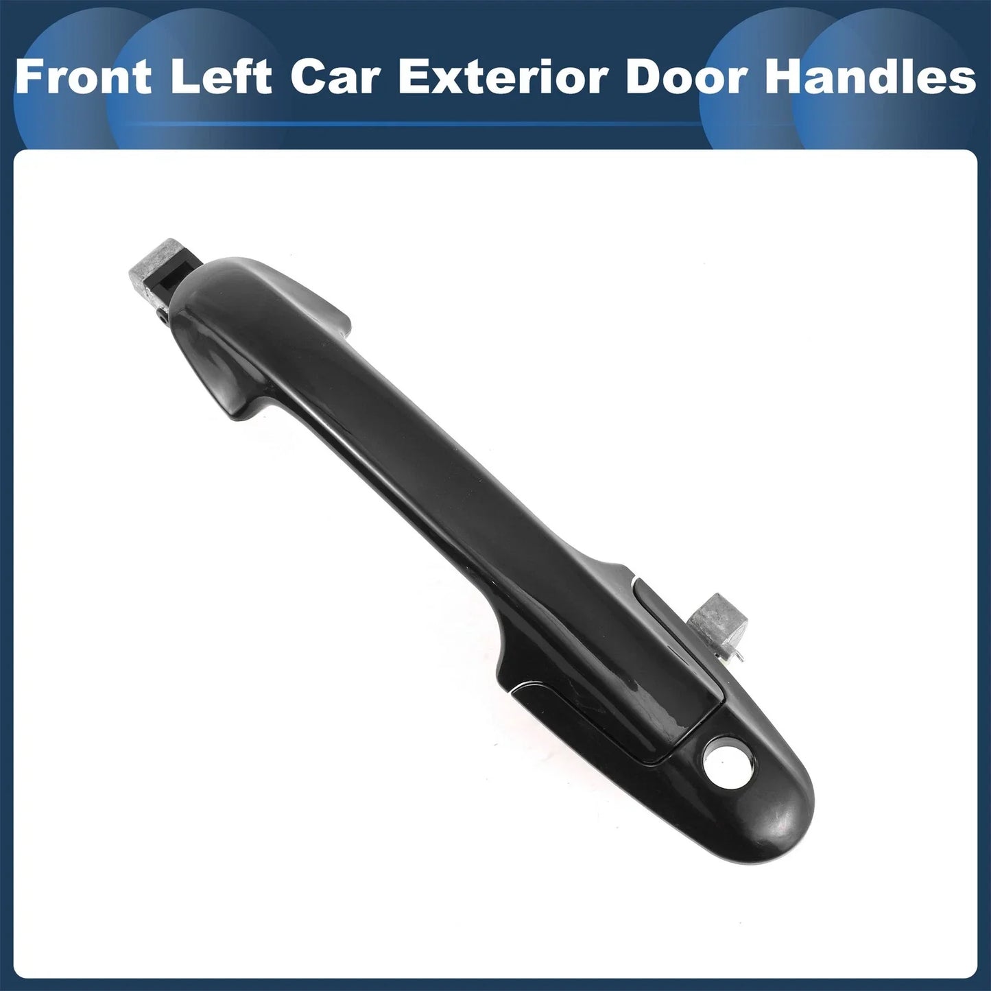 Front Left Exterior Door Handle for Honda Accord (2003-2007) Black
