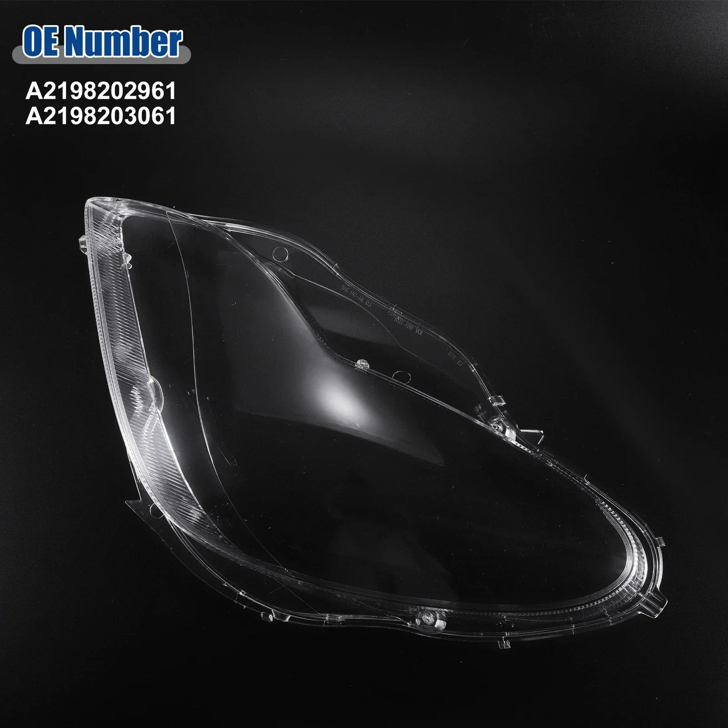Clear Lens Covers for Mercedes W219 CLS Class (2006-2010) - 1 Pair