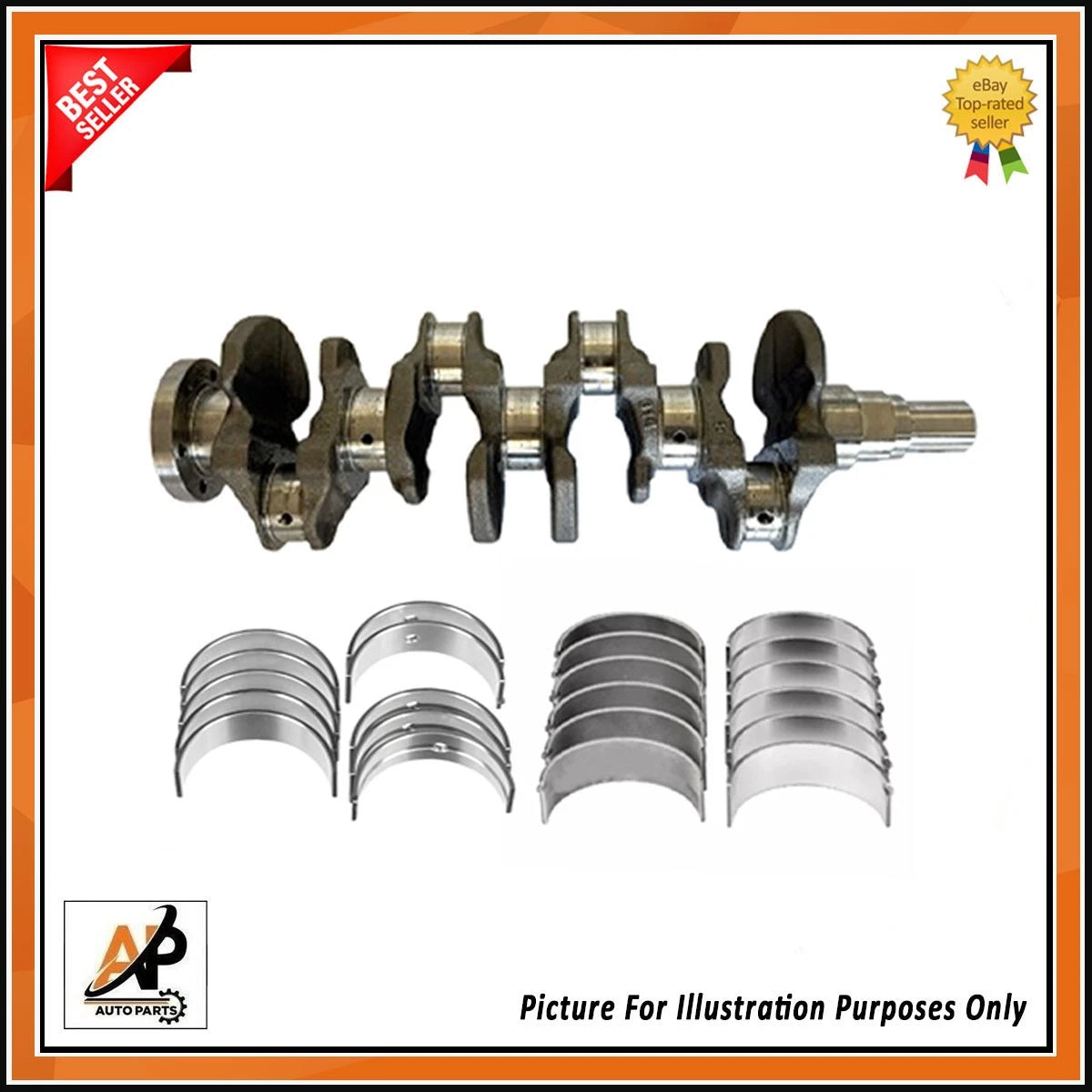 Crankshaft with Engine Rebuild Kit Replacement for Ford Peugeot Citroen 1.5L (2011–2020)