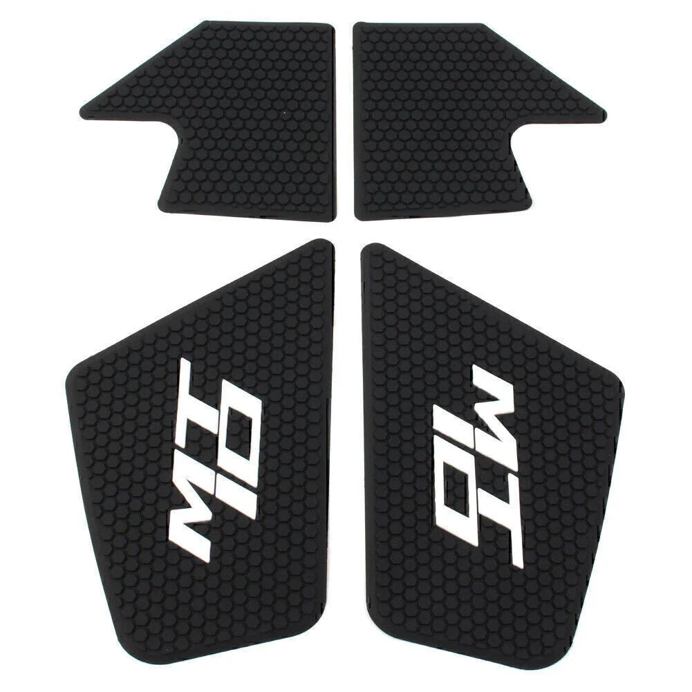 Black Anti-Slip Traction Tank Pad for Yamaha MT10 (2016-2019)