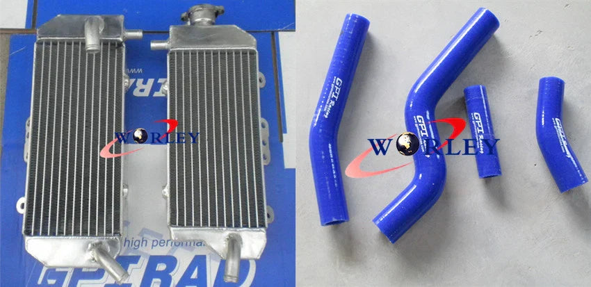 Aluminum Radiator + Hose for Yamaha WR450F 2010-2011 ()