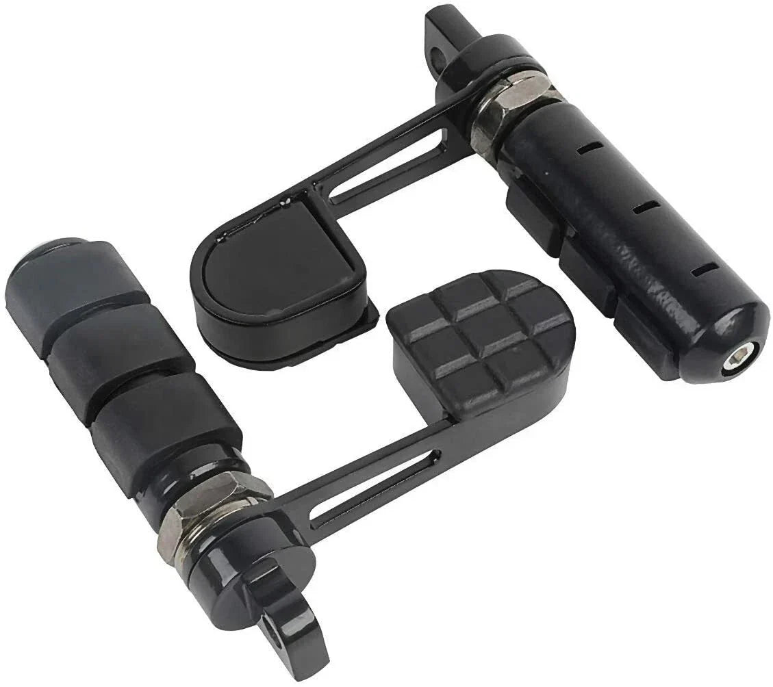 Foot Pegs w/Heel Rest for Harley Sportster XL 883 1200 Iron Softail (2004-2023)