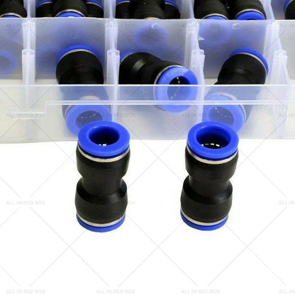 50pcs Quick Connect Pneumatic Push-in Air Line Hose Joiners