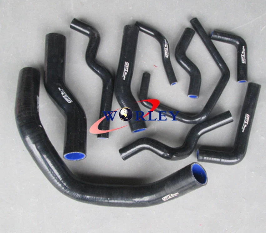 GREEN Silicone Heater Hose Kit for Nissan Silvia S13 S14 S15 200SX 240SX (1989-2002)