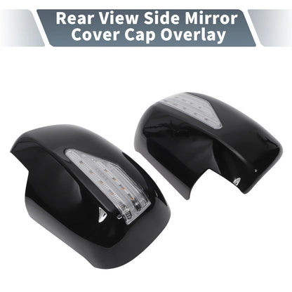 Rearview Mirror Cover Overlay Gloss Black for Lexus RX330 RX300 (2003)