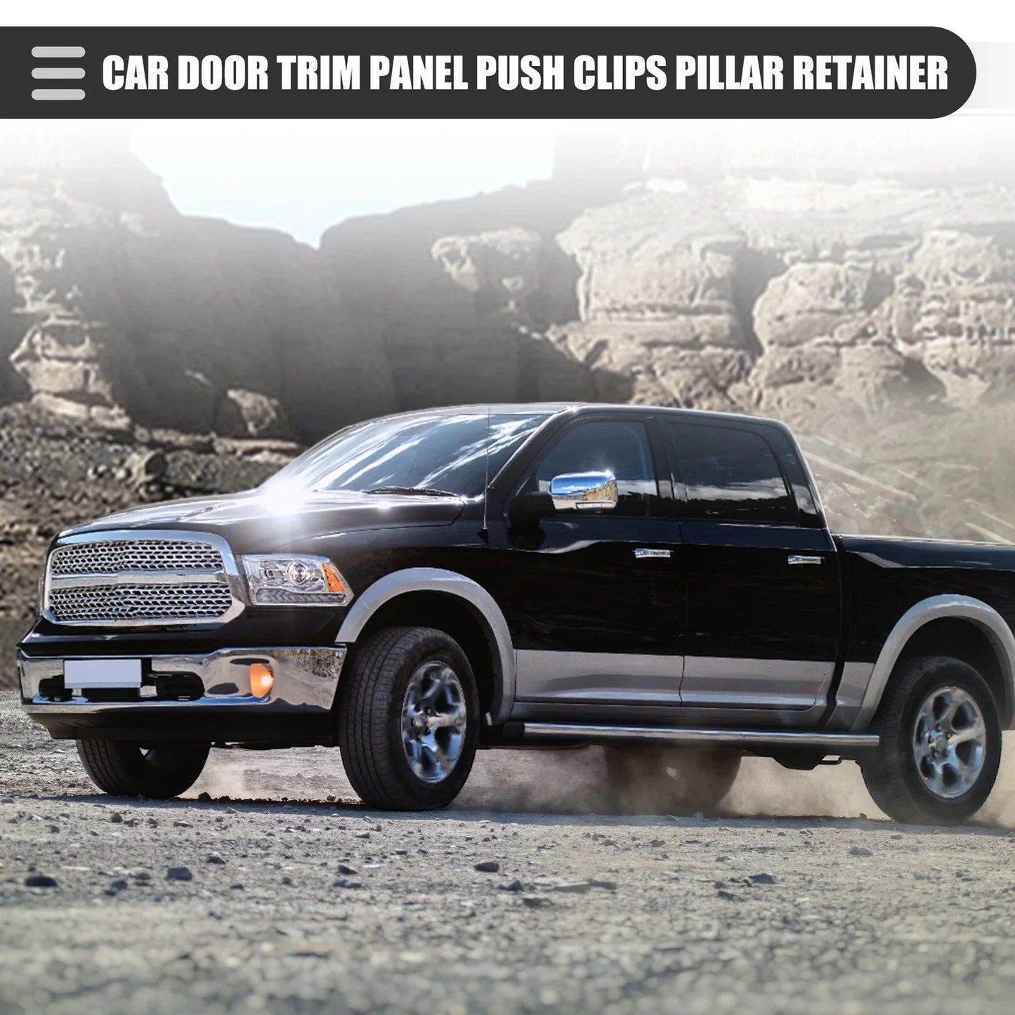 50 x Car Door Trim Panel Push Clips for Dodge