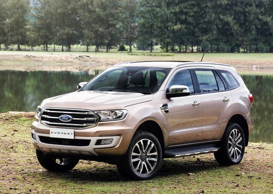 3" Matte Black Slim Fender Flares for Ford Everest UAII (2018-2021)