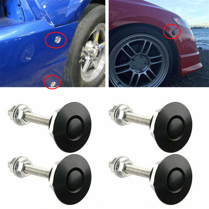 4 x 23MM Billet Hood Quick Release Latch Fasteners for Car (All Years)