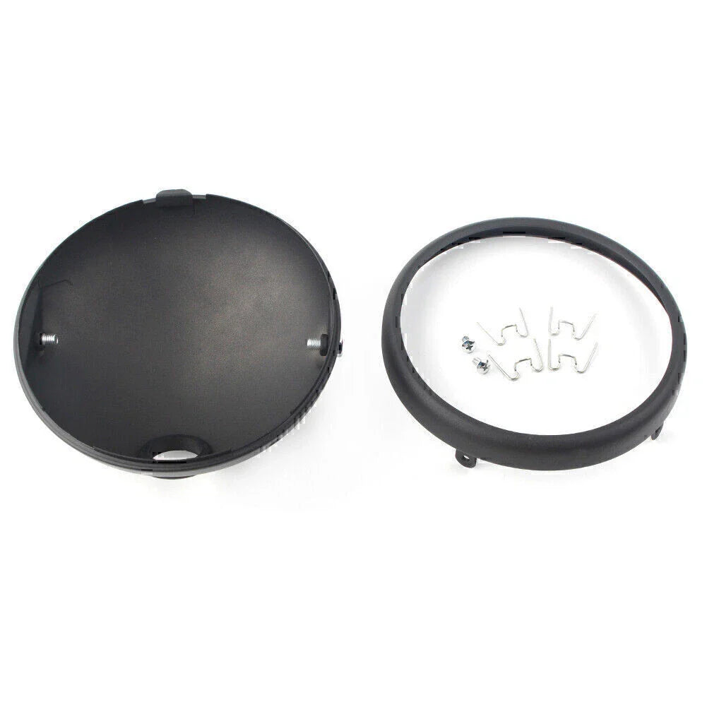 7-Inch Matte Black LED Headlight Shell for Harley