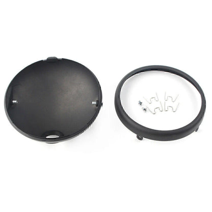 7-Inch Matte Black LED Headlight Shell for Harley