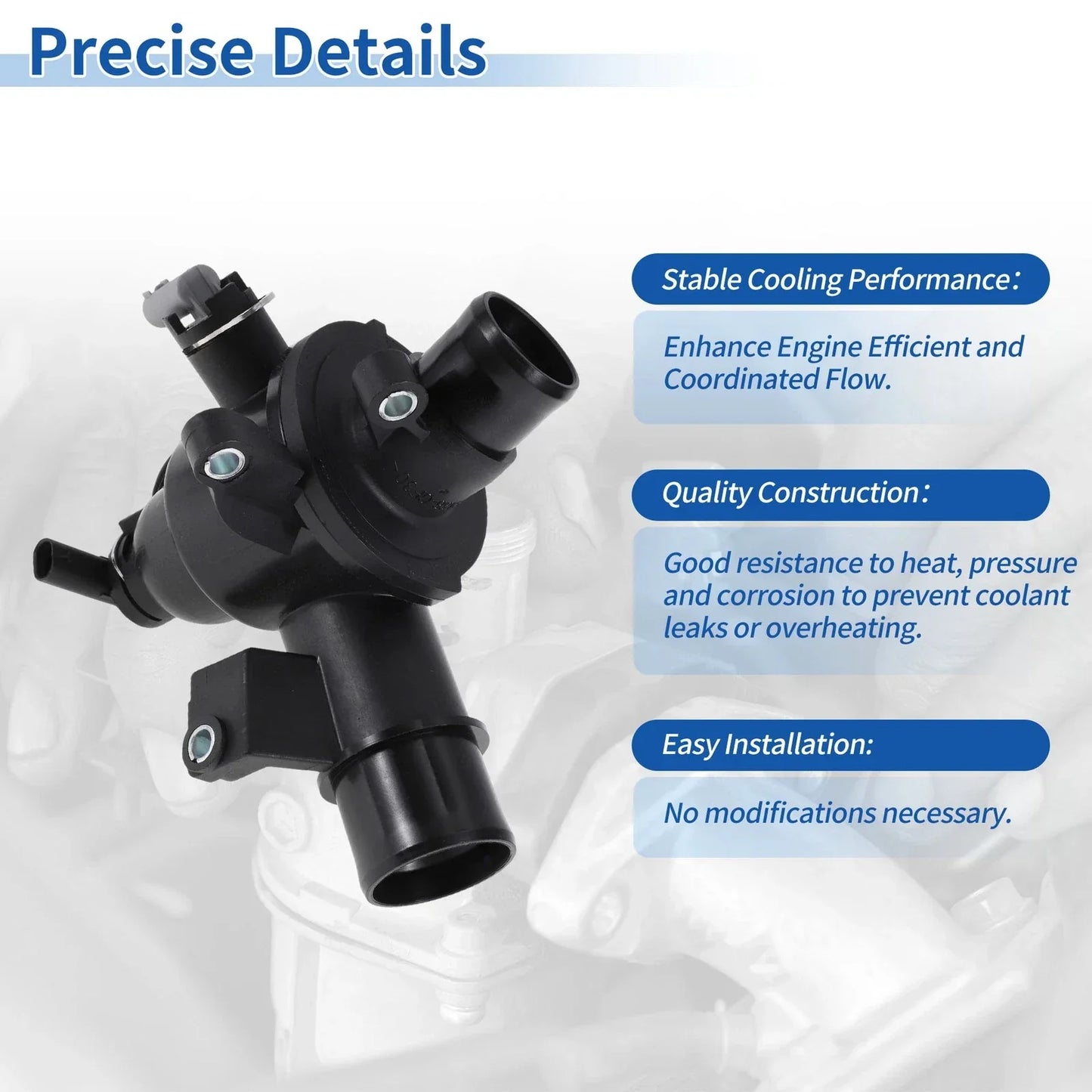 Engine Coolant Thermostat Housing for MERCEDES-BENZ E250 (2013-2016)