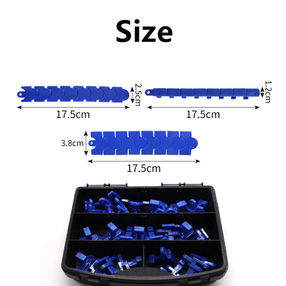 Flexible Snaked Car Body Glue Puller Tabs Dent Repair Tool Set for Various Models