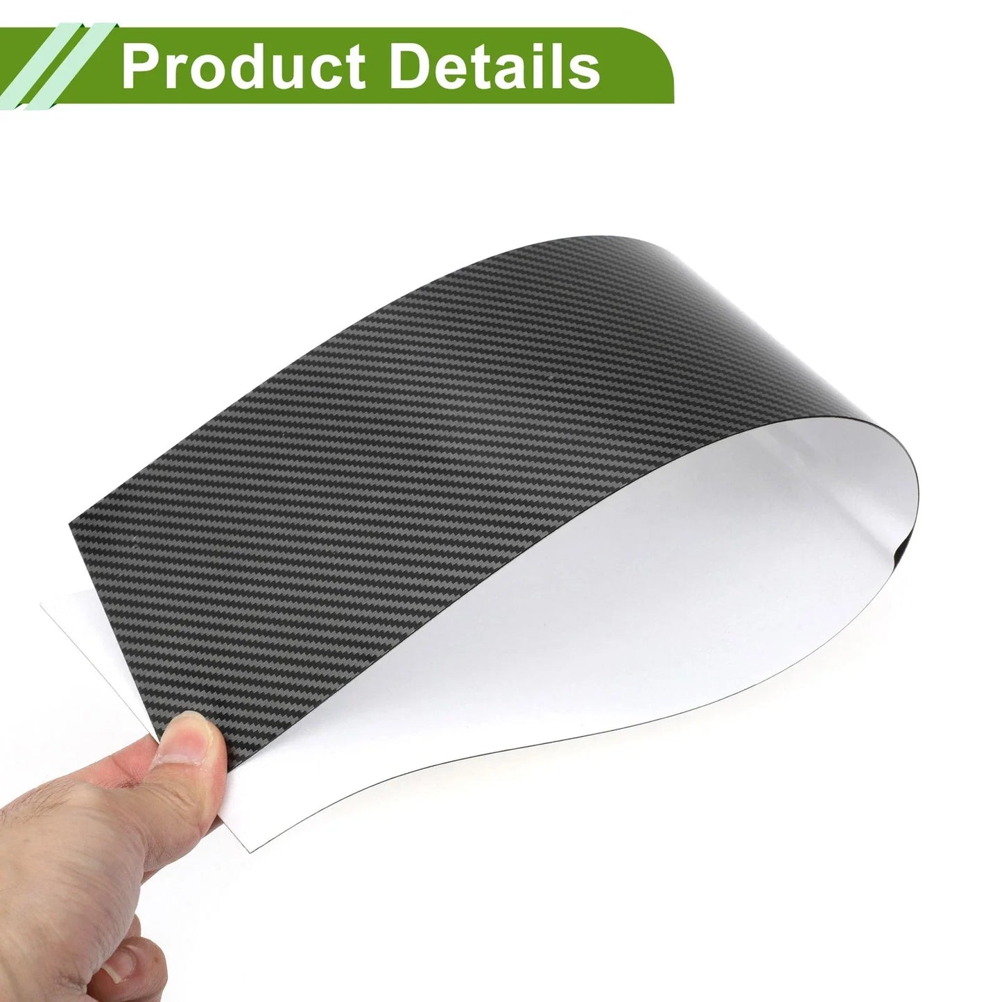 6 Pcs Door Pillar Window Trim for Chevy Silverado (2019-2023) Carbon Fiber