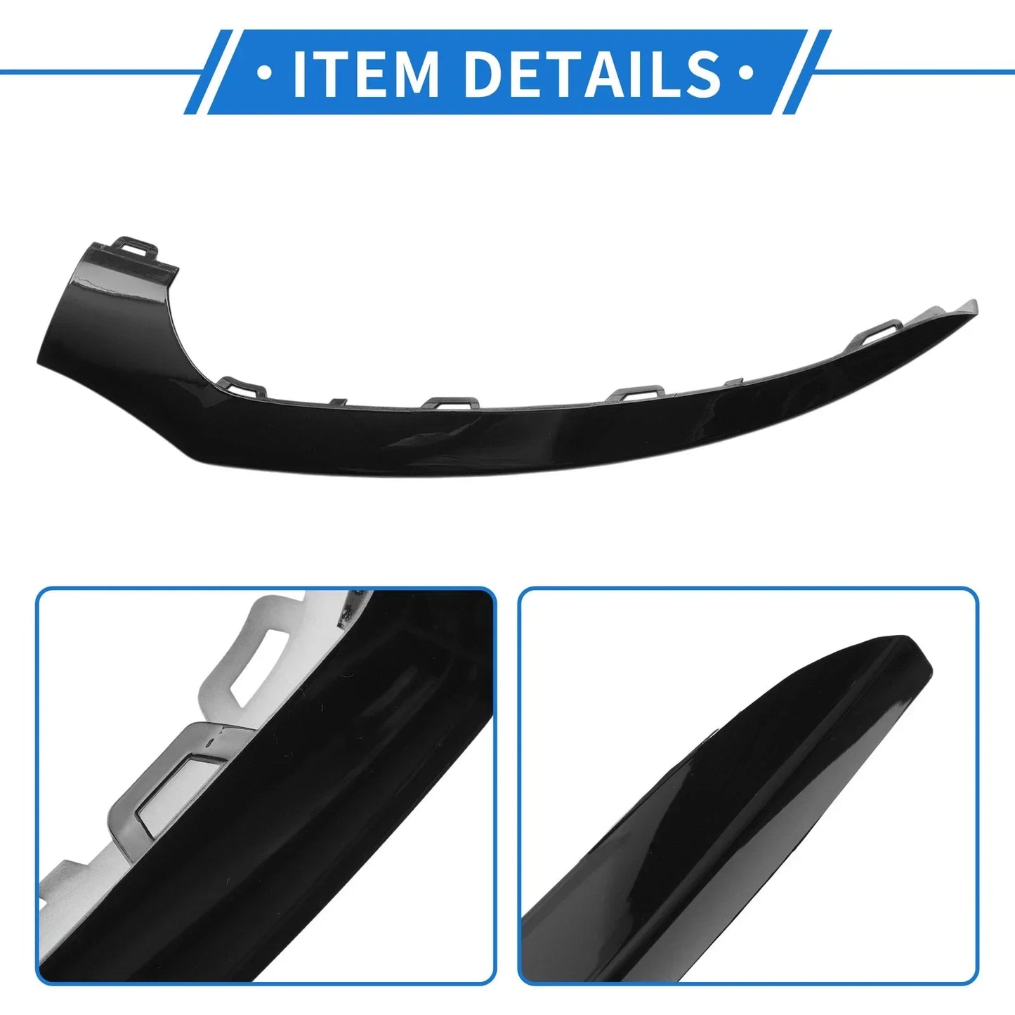 Front Left Bumper Grille Trim for Mercedes-Benz W218 CLS (2015-2017)