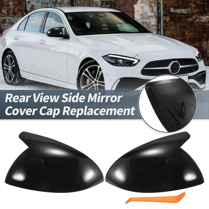 Rearview Mirror Cover Cap Gloss Black for Mercedes-Benz C-Class W206 (2022)