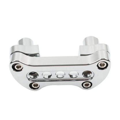 2" Straight Handlebar Riser & Top Clamp for Harley Dyna Touring Road Glide (2006-2023)