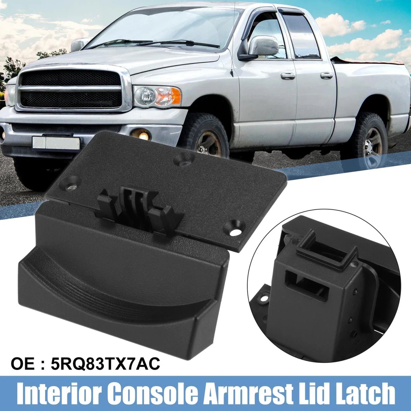 Armrest Lid Latch for Dodge Ram 1500 2500 3500 4500 (2013-2018)