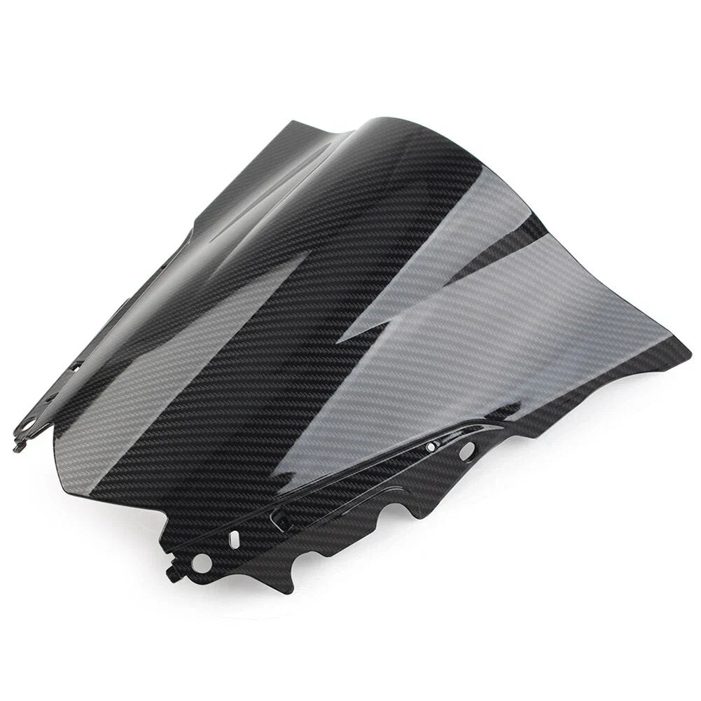 Black Carbon Fiber ABS Windshield for Yamaha YZF-R25 R3 (2014-2018)
