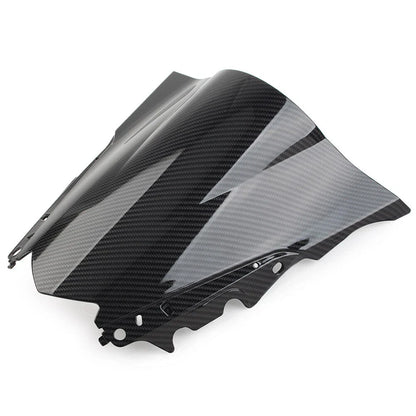 Black Carbon Fiber ABS Windshield for Yamaha YZF-R25 R3 (2014-2018)