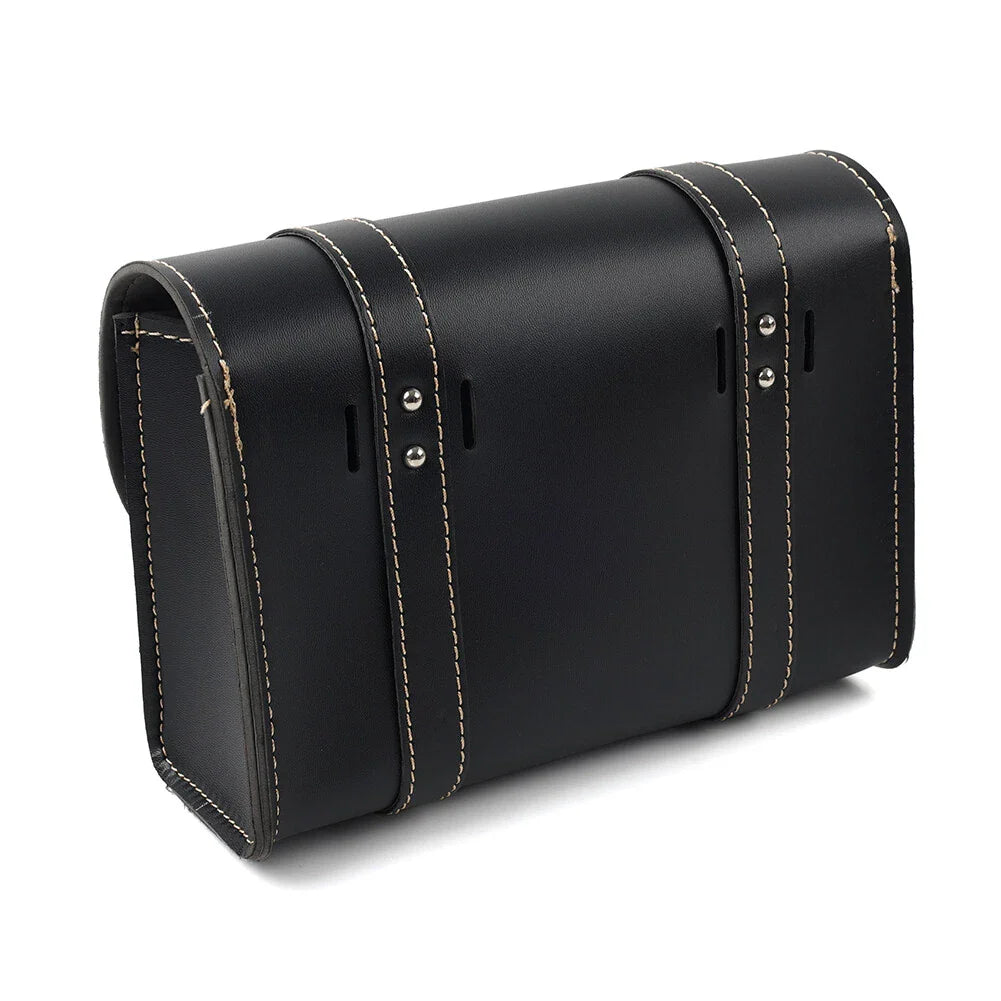 Black Motorcycle Universal Tool Bag Side Storage Saddle Bag Pouch