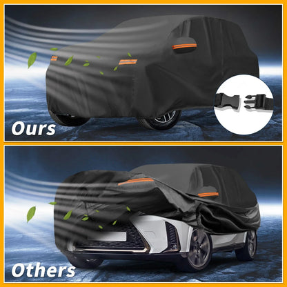 Waterproof All Weather Car Cover for Lexus UX (2019-2023) - Black 190T-PU